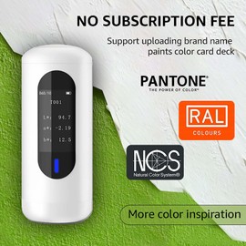 Mini 4 Colorimeter Paint Color Matching Tool RGB HEX Color Reader Snap Match Pro Color Meter Digital Colors Values