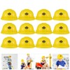 Kisangel 12 Pcs Construction Hard Hats Toy Kids Party Hats