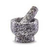 Zeller 24505 Mortar and Pestle Set, Granite, Grey, 9 x