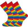 Mysocks Colourful Striped Socks for Men and Women Made of