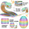 3PCS 3D Printed Snake in Egg, 3D Printed Dragon Egg