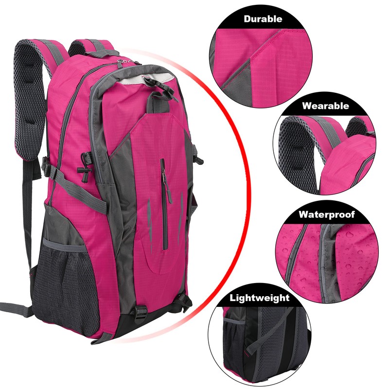 40L Waterproof Backpack Shoulder Bag For Outdoor Sports Climbing Camping