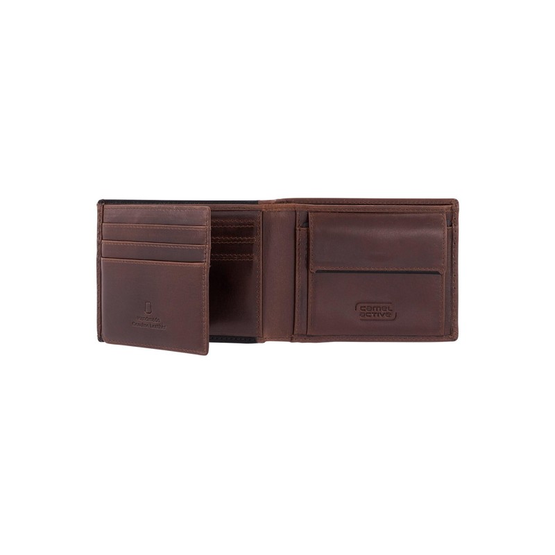 camel active Cruise RFID Men's Wallet Small Landscape Format Leather,