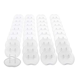 Little Chicks Fundas de seguridad para bebés a prueba de bebés, paquete de 36, fundas para enchufes eléctricos