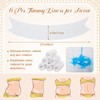 6 Pcs Cotton Tummy Liners for Sweat Rash Under Belly