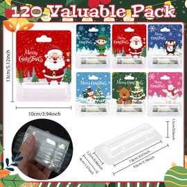Stranthother 120 Pack Christmas Money Holders Cash Gifts Cards Ornaments Xmas With Plastic Cover Adhesive Pads Winter Holiday Party Favors Decorations Supplies Gifting Cash Gift Ideas Hanging Decor