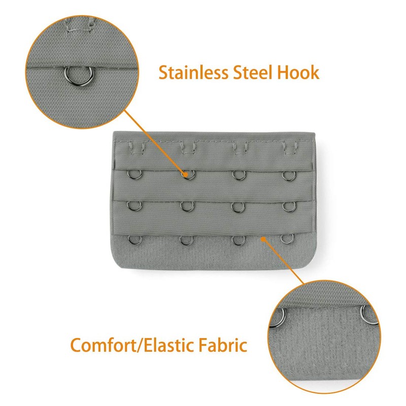 Allegra K 2 Pcs Ladies 3 x 4 Hook Bra