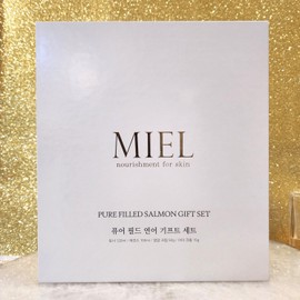 Miel Pure Field Salmon Toner Essence Eye Cream Nutrition Cream PDRN Gift Set 4 Piece Set + Mist + Sample / 미엘 퓨어 필드 연어토너 에센스 아이크림 영양크림 PDRN기프트세트 4종세트+미스트+샘플