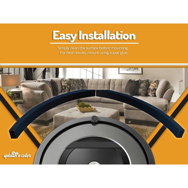 splash n color Bumper Extender Guard Height Adjuster for Roomba