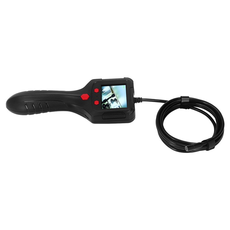 Handheld Endoscope 2.4in HD IPS LCD Screen Waterproof Lens Flexible