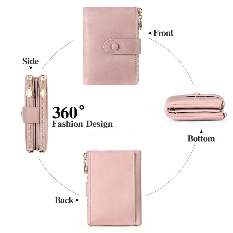 FALAN MULE Women's Small Purse with RFID Blocker, Small Purse