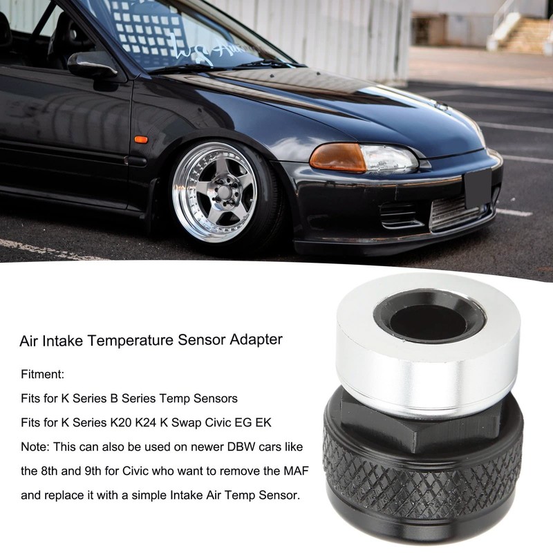 Metal Air Intake Temperature Sensor Adapter Durable Inlet Temp Sensor