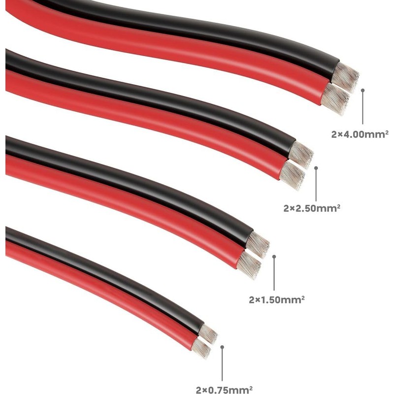 ETEC Speaker Cable CCA 2 x 4.00 mm² Red /