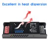 12V 10A 120W Universal Regulated Switching Power Supply, 100-250V AC