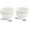 Mud Pie Salsa and Guacamole Serving Set of 2 with