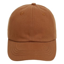 Toddler Boys Baby Girls Baseball Hats Summer Caps Kids Baseball Caps Toddler Sun Hat Adjustable Size for 6M-2Y Plain Caramel