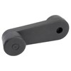 TRQ Front Window Crank Handle Set Black Compatible with 2003-2007