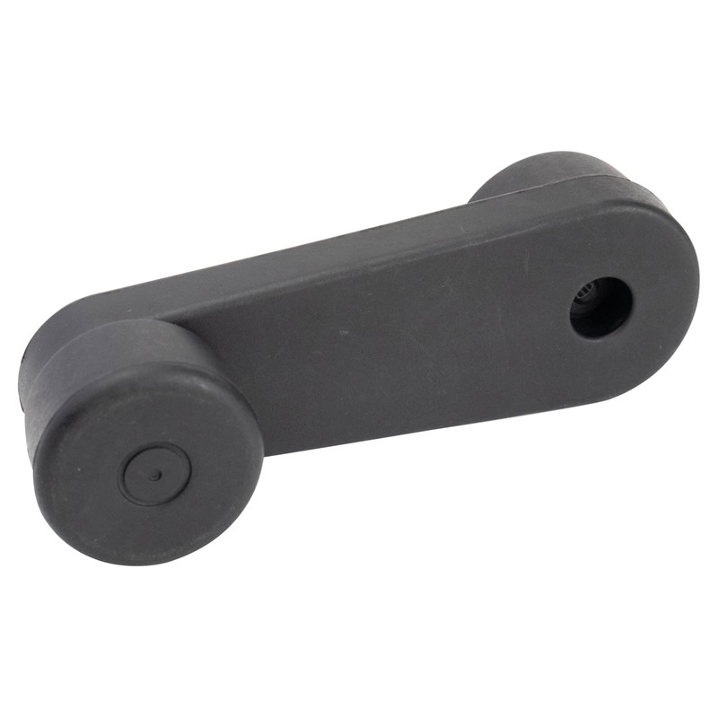 TRQ Front Window Crank Handle Set Black Compatible with 2003-2007