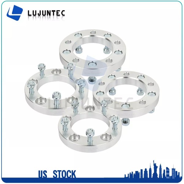LJT 5x5.5 1" (4) Wheel Spacers 1/2" Studs Fits Ford