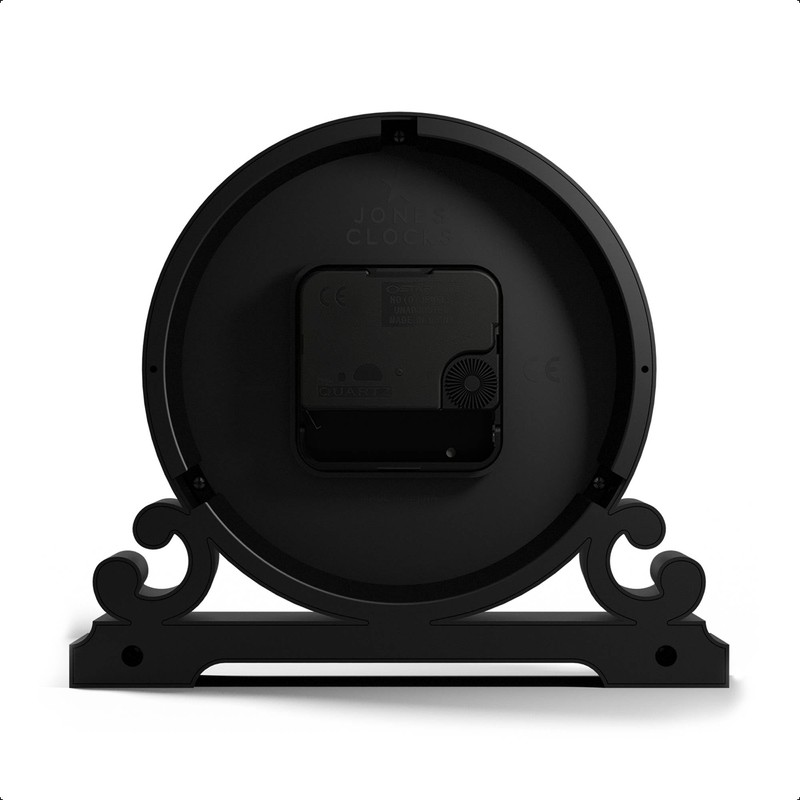 JONES CLOCKS® Saloon Mantel Clock | Small Traditional Double Scroll