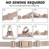 LEBATSION Buckles Straps Kit 1'' - 6 PCS Dual Side