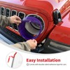 Linksip Angry Eye Headlight Covers Compatible with 2024 2025+ Jeep