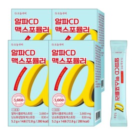 Onuelbuteo 오늘부터 알파CD 맥스포뮬러 (56포) 알파시디 3660 분말 난소화성 알파시클로덱스트린 고함량 파인애플맛 AlphaCD Max Formula (56 packets) AlphaCD 3660 Powder Non-digestible Alpha-Cyclodextrin High Content Pineapple Flavor