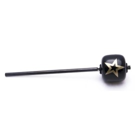 Danmar - 778SST - R/T 69 Bass Drum Beater - Black Wood Ball, Black Shaft -