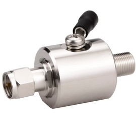 Whisary F Type Lightning arrestor Male to Female 75 ohm Cellular 2G 3G 4G LTE CATV Satellite with 90V Gas Tube Coaxial Lightning
