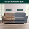 CHUN YI 5 Piece Loveseat Covers, Stretch Couch Covers for