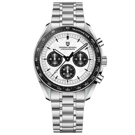 Pagani Design 1701 Moon Wristwatch Homage Men's Quartz Chronograph Watches Japan VK63 Movement Stianless Steel Bracelet 100M Waterproof Sport Watch…