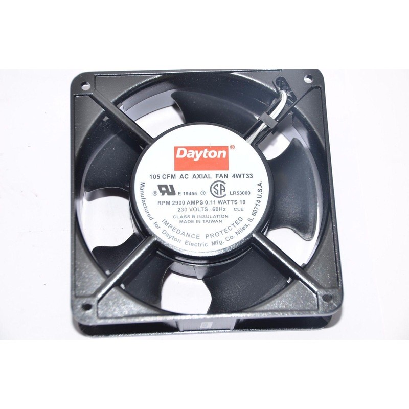 4-11/16" Square Axial Fan, 230VAC