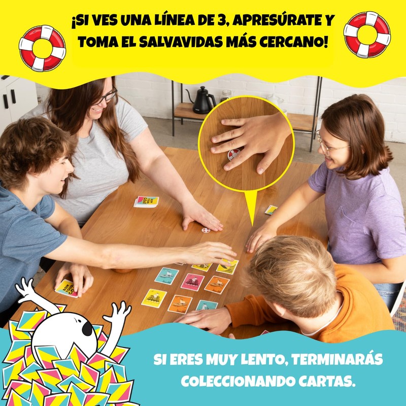 Rema tu Cabra, Juego de Cartas, 2-6 Jugadores, Juego Familiar