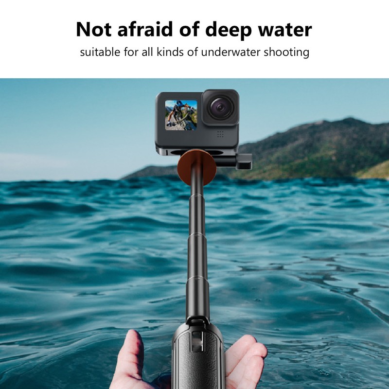 Extendable Selfie Stick Tripod for Pocket 3 Action 4 Aluminum