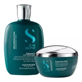 Alfaparf Kit Shampoo  Mascarilla Semidilino Reconstrucción                                                                                            