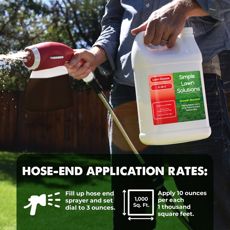 Extreme Grass Growth Lawn Booster- Liquid Spray Concentrated Starter Fertilizer