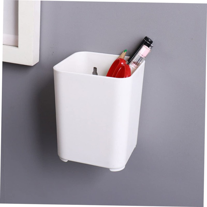 jojofuny 4Pcs Wall Mounted Stationery Organizer Set Multi Function Pen