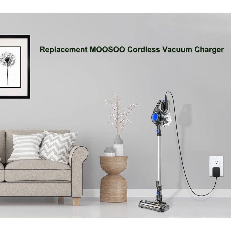 26V Vacuum Charger Compatible with MOOSOO M X6 XL618 XL-618A