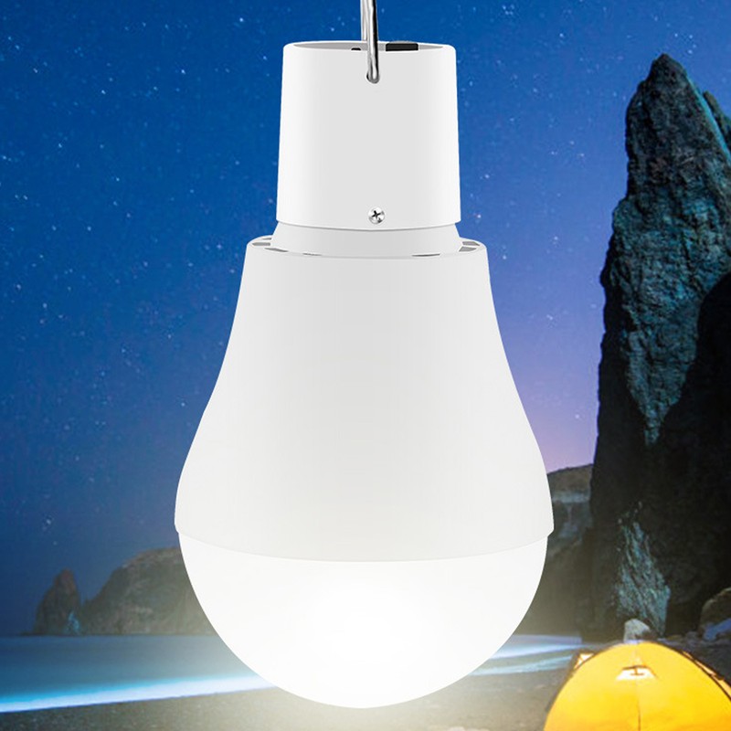 Solar Light Bulb Energy Saving White Light USB Solar LED