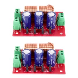 Roundsky YLY-2088 Audio Frequency Divider 400 W Adjustable 2 Way Crossover Filter Full Range Treble Bass Frequency Divider