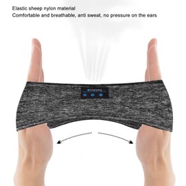 Yctze Wireless Sports Headband Headphones with Thin HD Stereo Speakers for Sleep & Workout