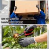 Cutecrop 100 Pairs Work Gloves Nitrile Coated for Men Warehouse