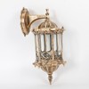 YIYIBYUS Outdoor Wall Lantern, Aluminum Glass Lantern Wall Sconce Light