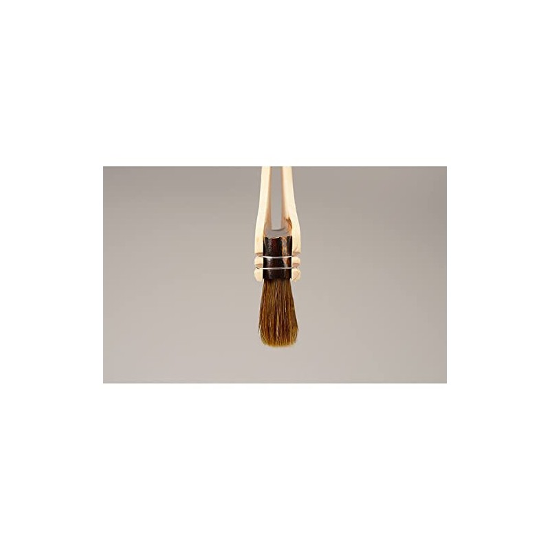 Otsuka Brush Marte Mercury Corner Cutting Brush for Painting Red