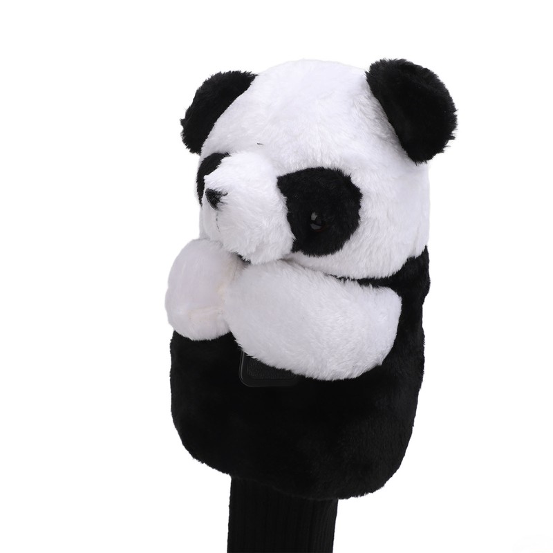 Golf Club Head Cover Plush Easy Cleaning Cute Panda Golf
