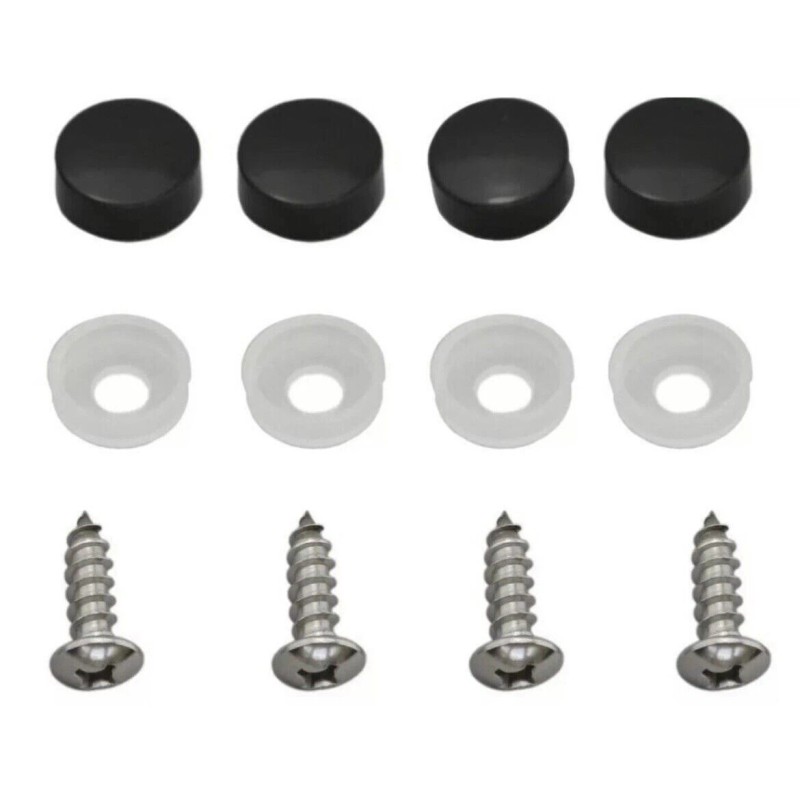 BLVD Lucky 13 Black Aluminum Novelty Tag Car License Plate