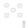 QIANCAIWANG 5 Pack Pearl String for Floating Candles Centerpiece, Artificial
