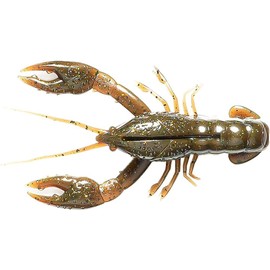Nikko Kasei C02 Elastomeric Worm, 2.4 Inches, Dark Green Hollow (Mudbug)