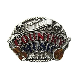 Country Music Music Western Belt Buckle 3D Look Buckle for Belt Buckle Model 93 – SCHNALLE123