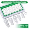 230 Pcs Large Flat Washer Set, 304 Stainless Steel Flat
